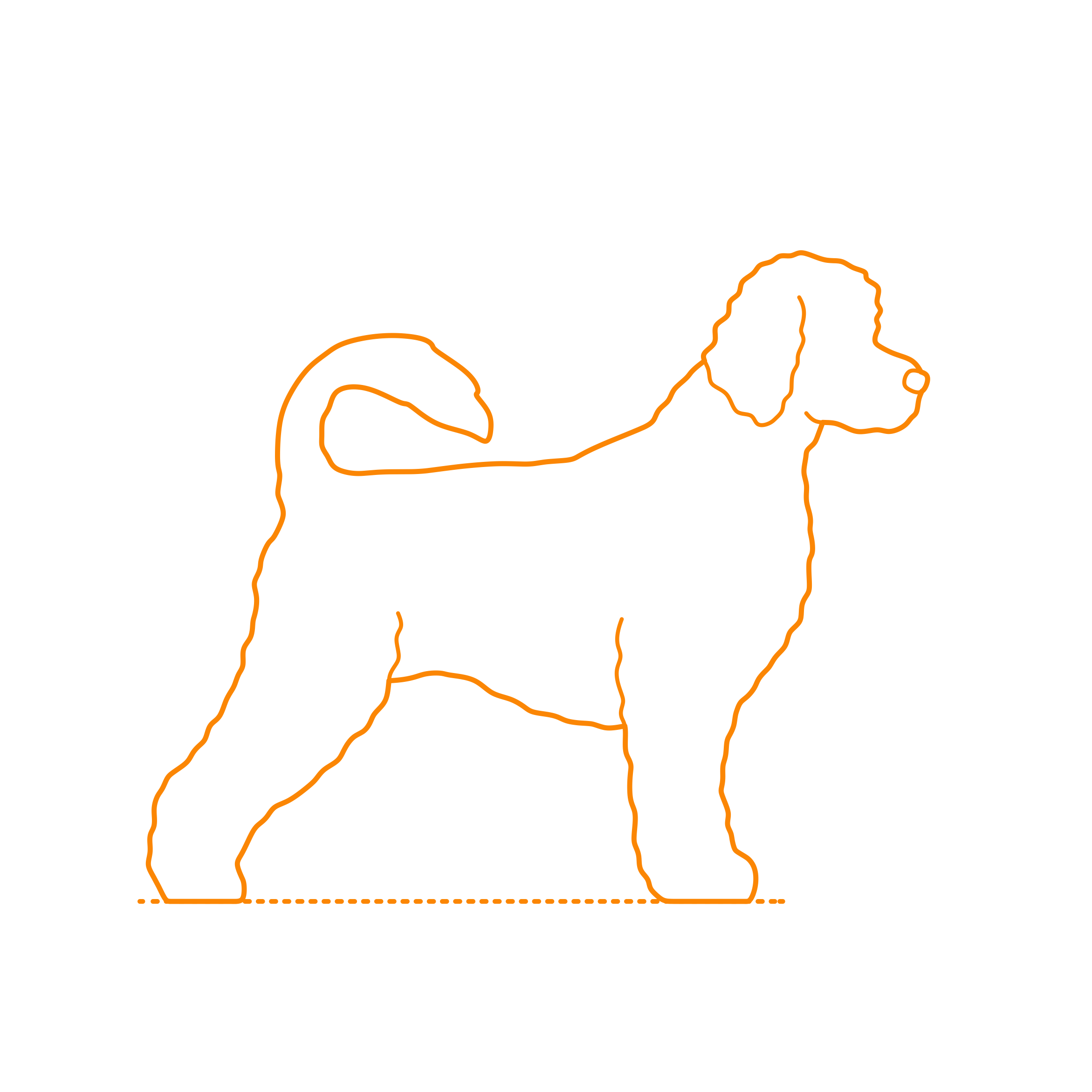 Animals Dogs Portuguese Water Dog Sticker Svg Vector Free Vectors